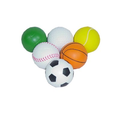 cheaper promotion fidget Assorted soft antistress PU  Sport balls