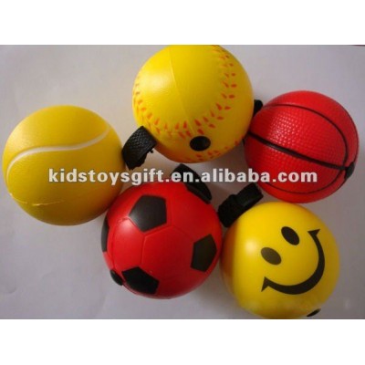 PU bungee balls toys star pulls Promotional PU Stress Toy,