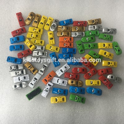 Cheaper mini plastic assorted color car , small 1.1" capsule for vending machine