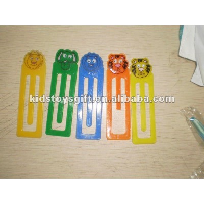 Plastic animals Bookmark toys Stationery