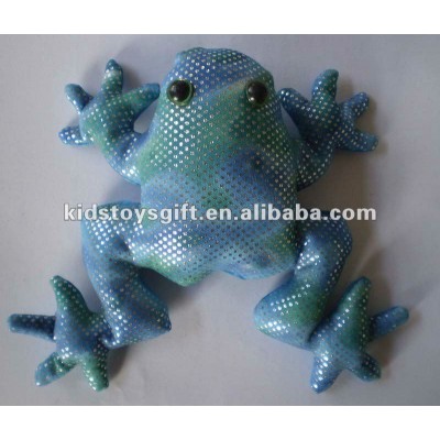 Mini Plush Glitter Animals frog