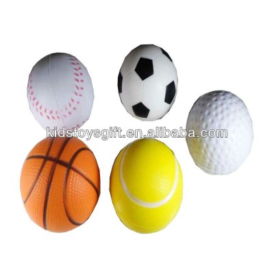 Cheaper Stress sportball,customized PU ball