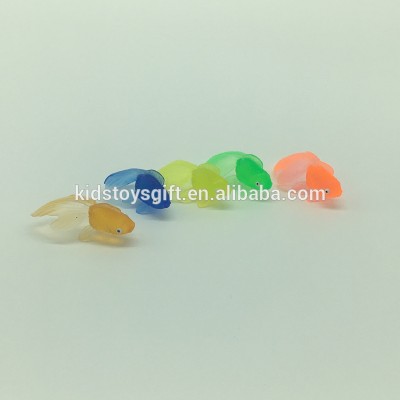 Plastic children toy small PVC goldfish cheaper animal