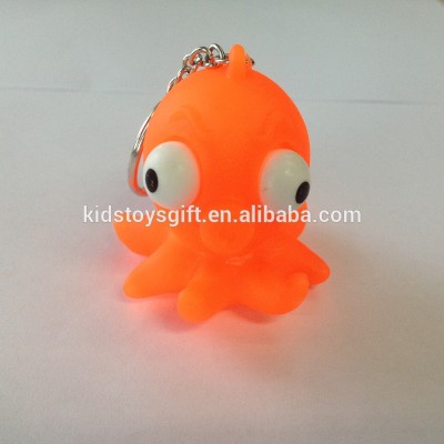 small squeezze Octopus for kids/keychain seaanimal toy