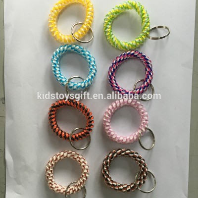 Fashion kids metal coil spring bracelets bracelet