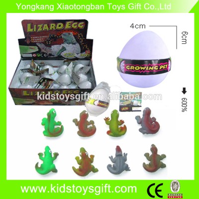 cheaper expand animal/kids plastic growing toy/big maigc animal egg toy