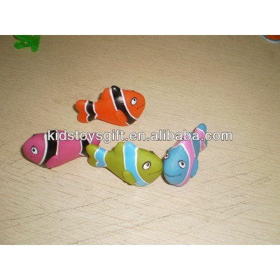 Fish toy lovely cute 5pcs Velvet Animal Style Finger Puppets Set