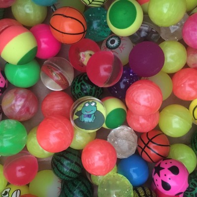 Synthetic rubber Bouncing Balls Raw Material and Soft Toy Style Rubber bouncing balls 27mm