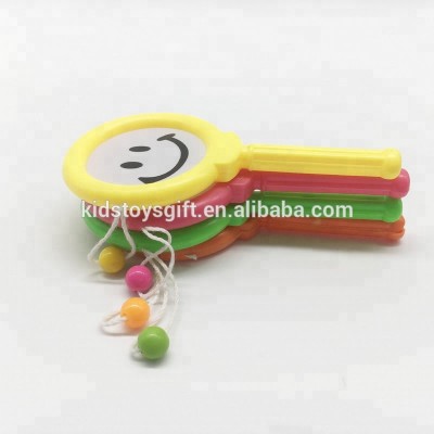 Cheaper plastic kids baby teething Smiley Spin Drums  toy