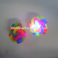 Funny flashing LED soft plastic pet ball toy