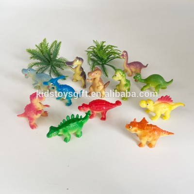 Cheaper Educational 3D dinosaur animal plastic mini figurine toy